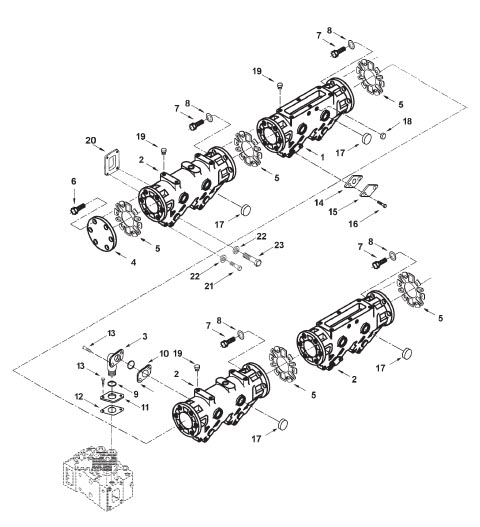 Guascor FGLD cylinder head gasket set