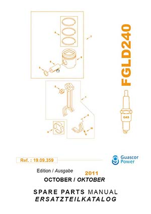 Spare Parts Manual Guascor FGLD240